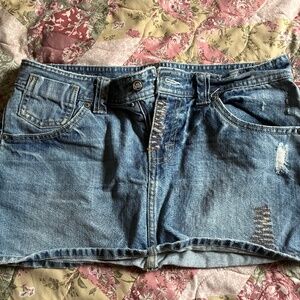 Vintage Kali Denim mini skirt